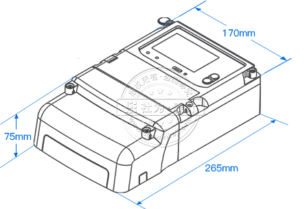 长沙威胜DTSD341-MC3尺寸图