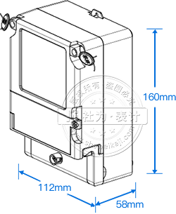 长沙威胜DTSD341-MC3尺寸图